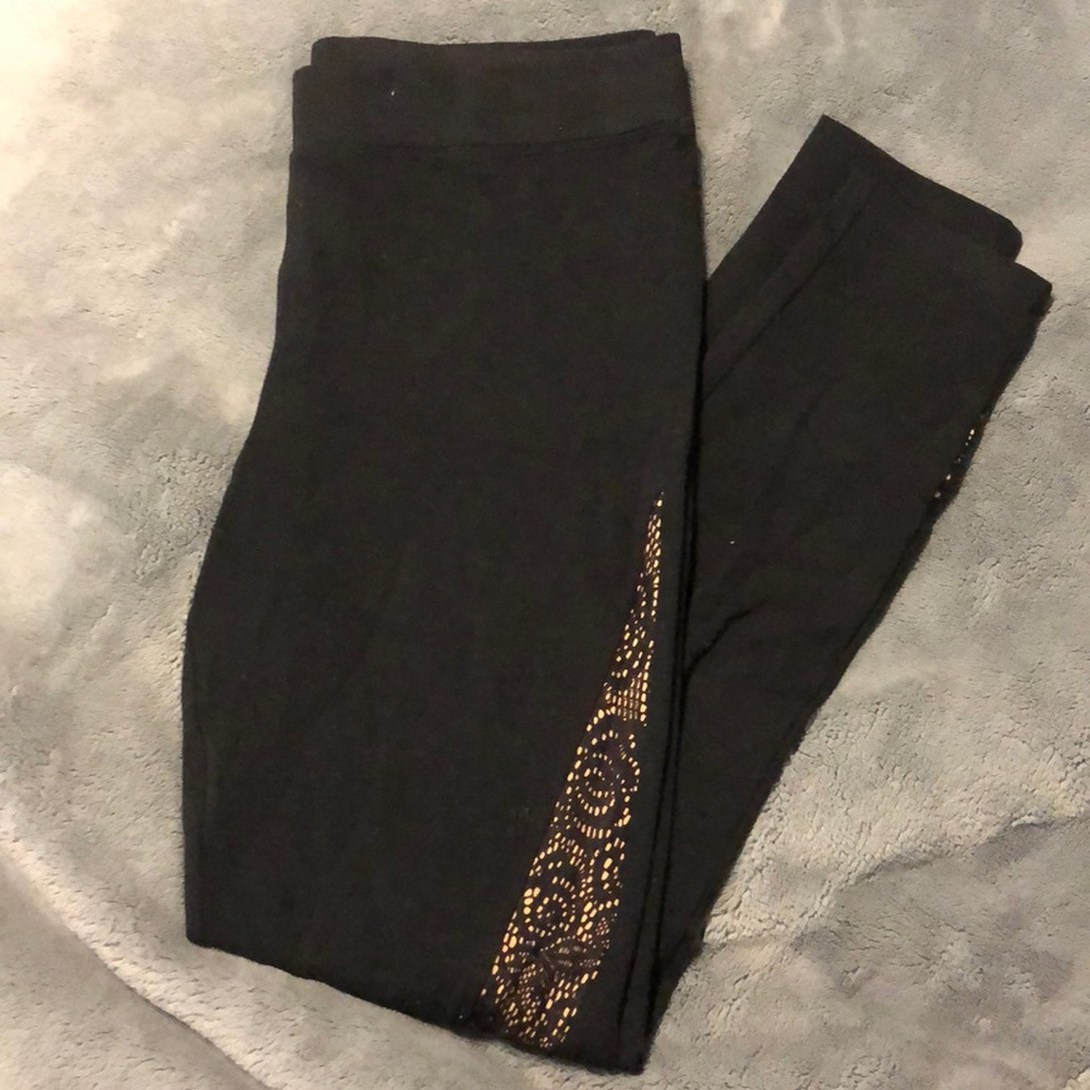 EXPRESS black lace leggings